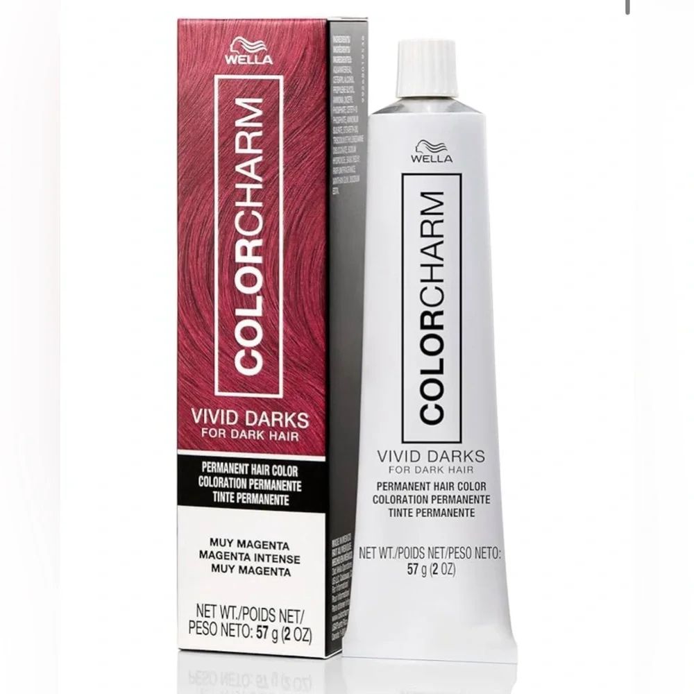 Wella Muy Magenta Vivid Darks Permanent Cream Hair Color 2.0 oz